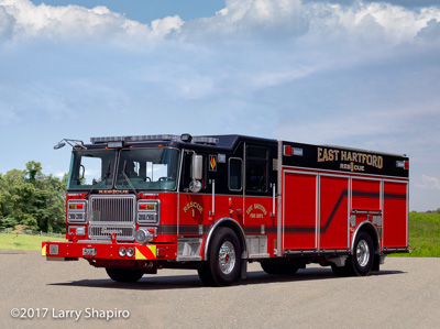 East Hartford Fire Department Seagrave fire trucks Marauder II engine rescue squad Force rear mount aerial Patrick Dooley fire photographers Larry Shapiro photographer shapirophotography.net Aerialscope